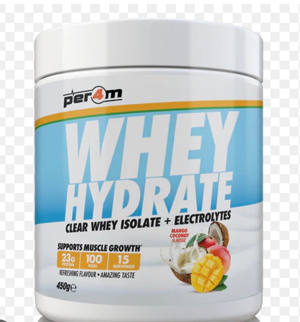 Per4rm Whey Hydrate (clear whey isolate & electrolytes) 900g