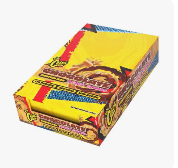 Chaos Crew Chocolate Peanut Caramel Protein Bar